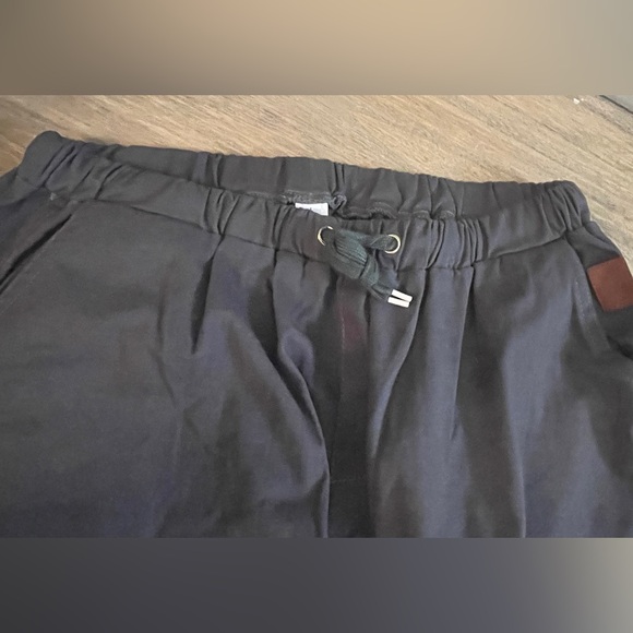 Men’s Cargo Grey Pants, Drawstring, Elastic Bottom, Size Large - Picture 4 of 12